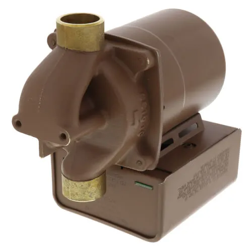 006-ZBC7-2IFC | Circulator Pump | Bronze | 1/40 HP | 115V | Single Phase | 0.52A | 3250 RPM | Sweat (3/4") | 10 GPM | 9ft Max Head | 125 PSI Max Press. | Integral Flow Check | Series 006 | Taco