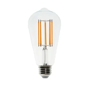 10 Watt LED Filament Bulb (2700k) - Dimmable & Energy-Efficient | Bicycle Glass Co.