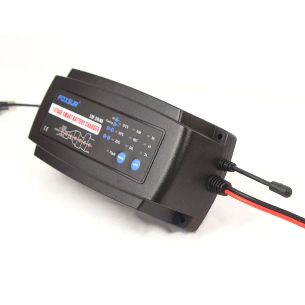 12v 2a 4a 8a 7-stage Automatic Smart Battery  Charger Long
