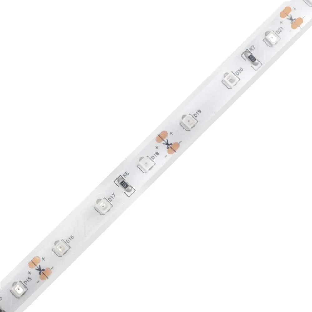 12V Dimmable SMD3528-300 Flexible LED Strips 60 LEDs Per Meter 8mm Width 300lm Per Meter