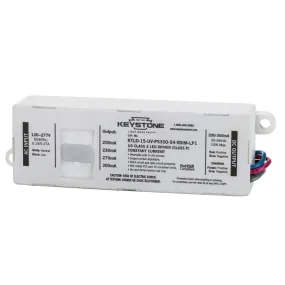 15 Watts LED Driver, Selectable Current 200-300mA, 0-10V Dimming, 120-277V