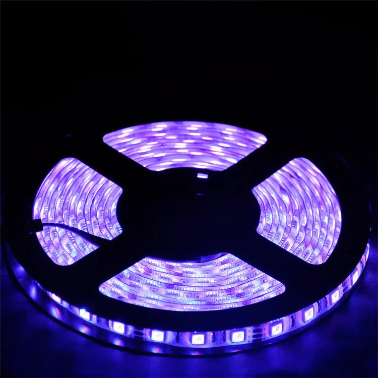 16.4FT/5M SMD5050-300 LED Strips RGB Color High Density Tri-Chip 60 LEDs Per Meter 10mm Wide RGB LED Tape