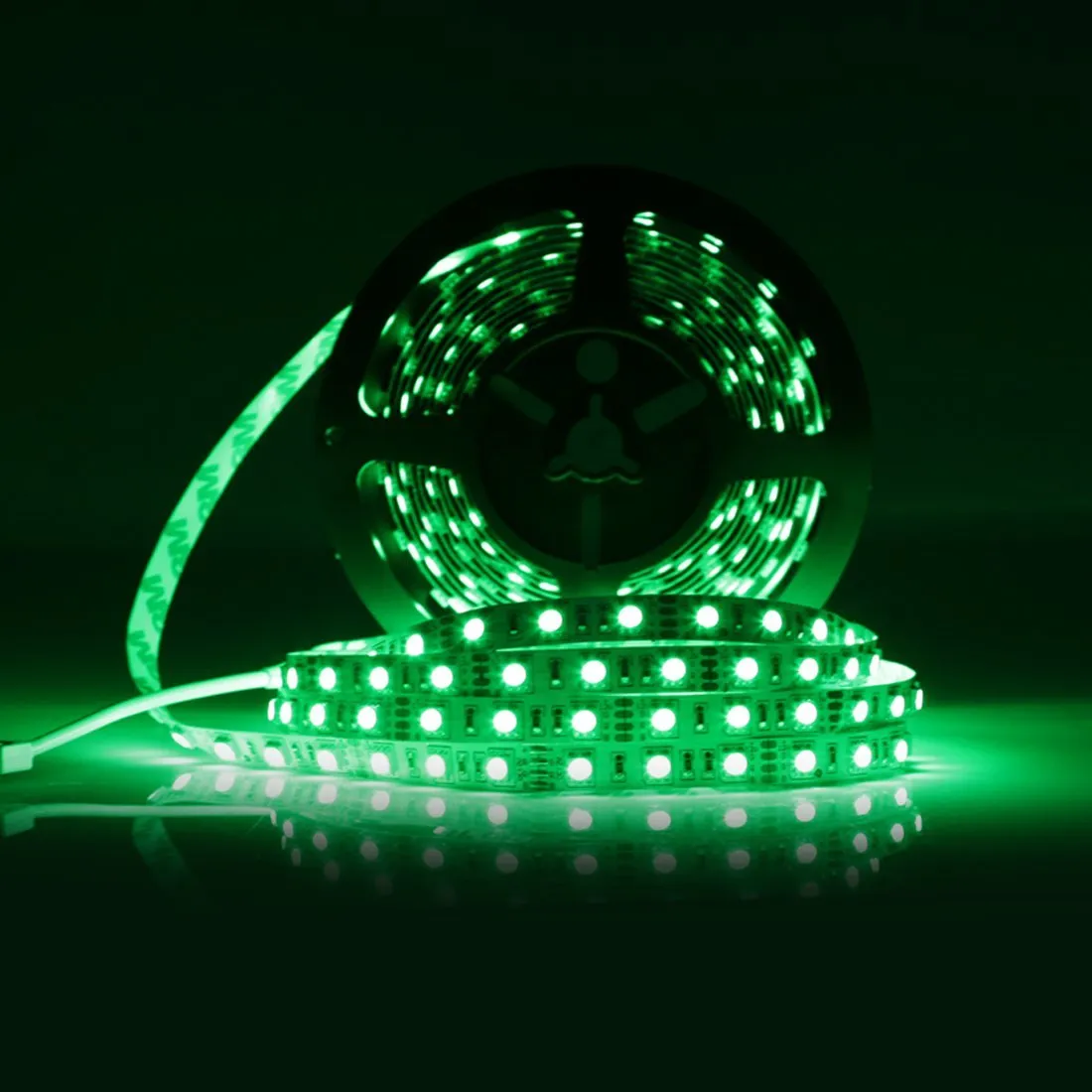 16.4FT/5M SMD5050-300 LED Strips RGB Color High Density Tri-Chip 60 LEDs Per Meter 10mm Wide RGB LED Tape