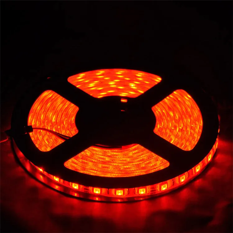 16.4FT/5M SMD5050-300 LED Strips RGB Color High Density Tri-Chip 60 LEDs Per Meter 10mm Wide RGB LED Tape