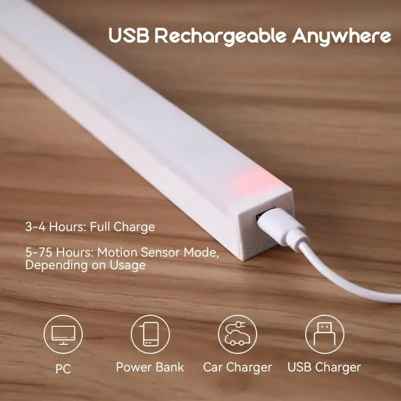 2-Pack: Wireless Motion Sensor 12" LED Light Strip