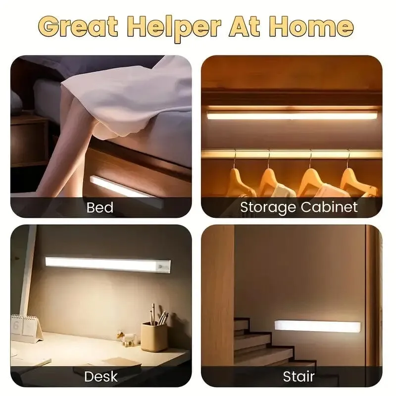 2-Pack: Wireless Motion Sensor 12" LED Light Strip