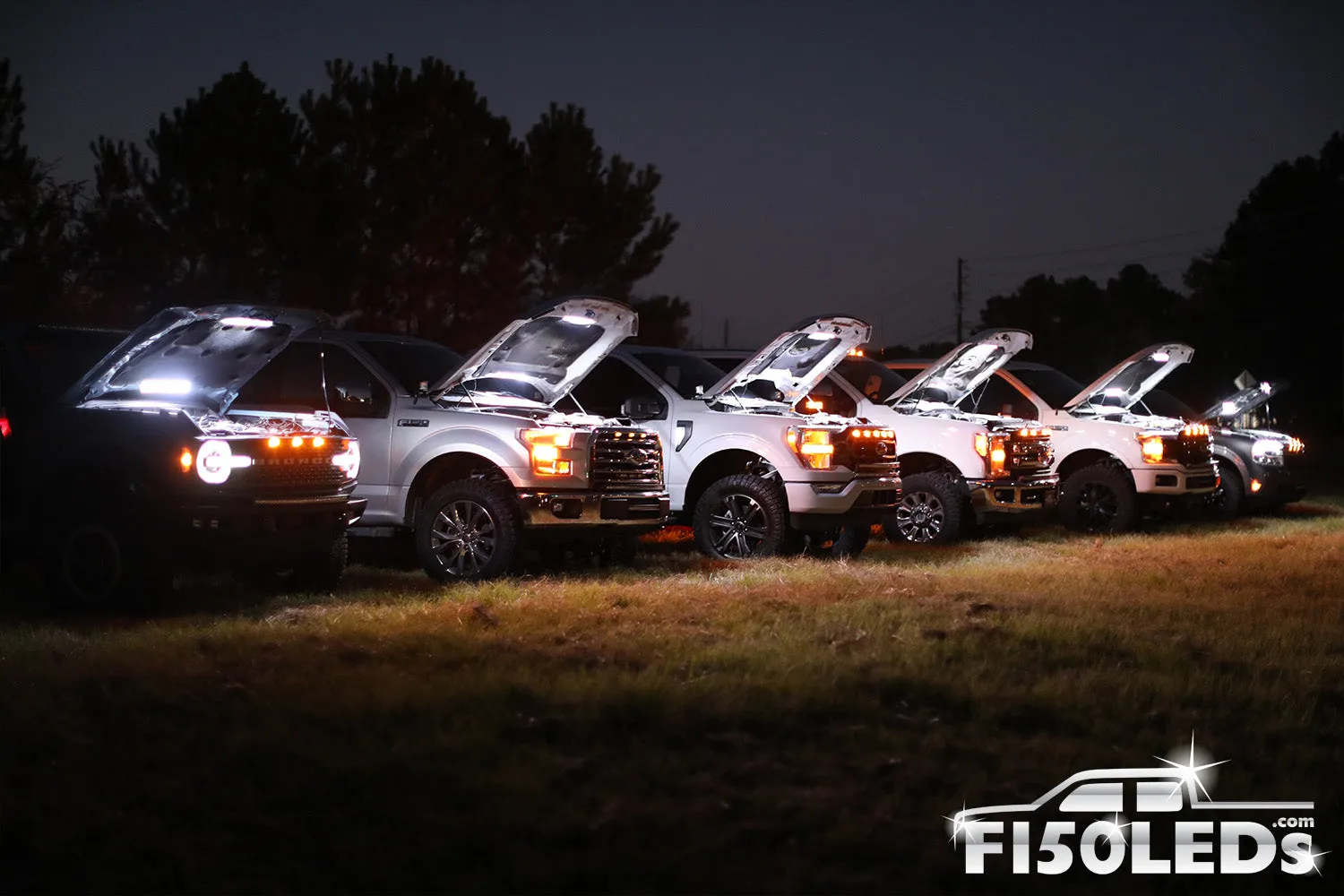 2017 - 2020 F150 RAPTOR LED Automatic Engine Bay Hood Light Kit