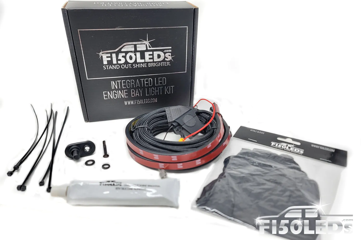 2021-2024 Bronco LED Automatic Engine Bay Hood Light Kit