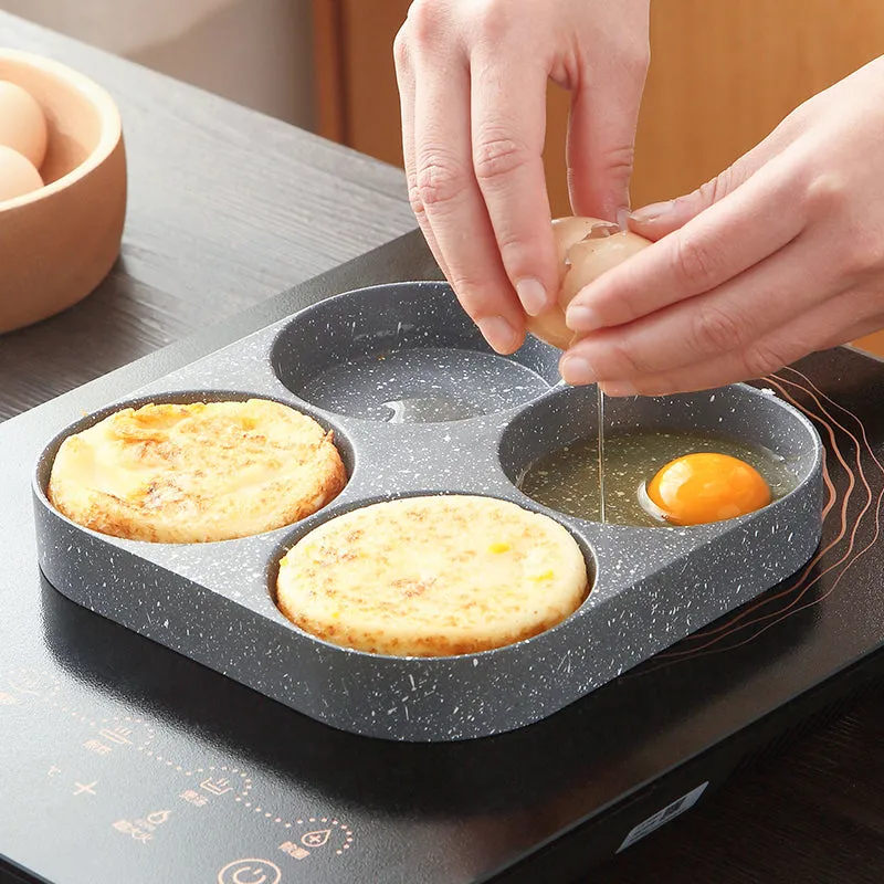 2/4 Holes Non Stick Egg and Steak Frying Pan - Jennyhome