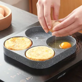 2/4 Holes Non Stick Egg and Steak Frying Pan - Jennyhome