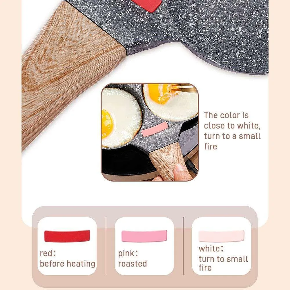 2/4 Holes Non Stick Egg and Steak Frying Pan - Jennyhome
