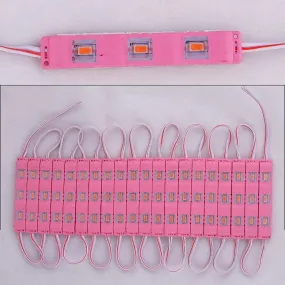 3 LED strips 12V Waterproof 5630/5730 LED SMD Injection module Pink - 20 module
