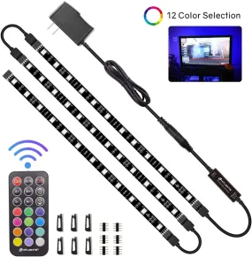 3 Pre-Cut 12Inch/36Inch Eclipse Kit LED Strip Lights