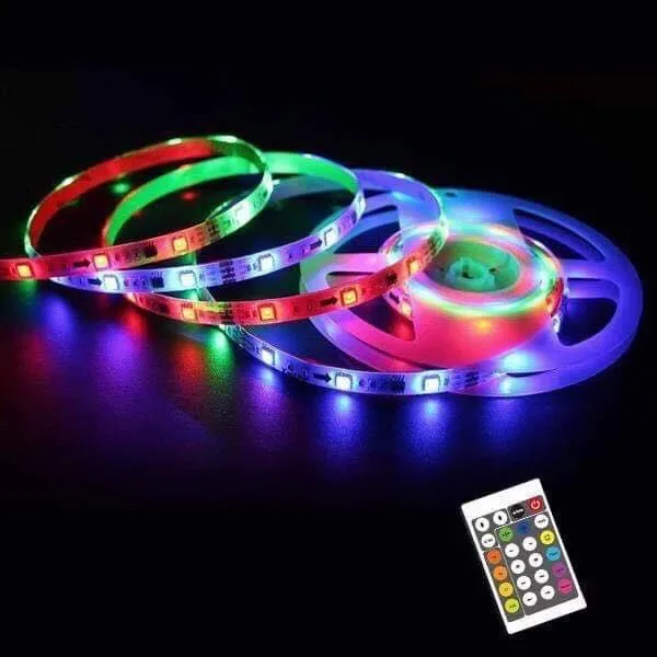 32ft Colour Changing LED Light Strip (Remote Included)