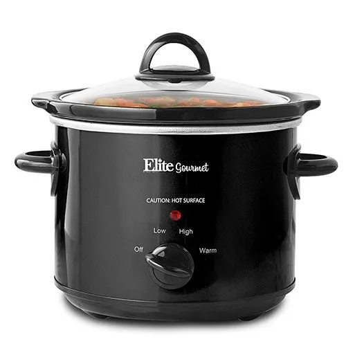3qt Slow Cooker Black