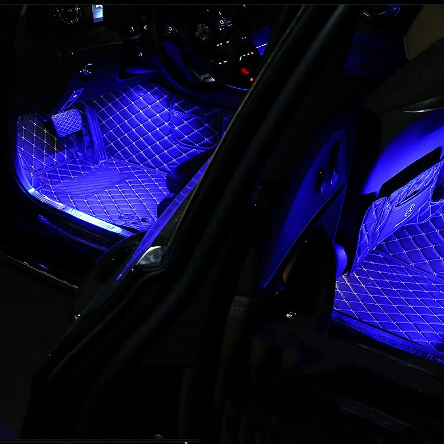4-Pieces: 36 LEDs 12V Car Atmosphere Light Strip