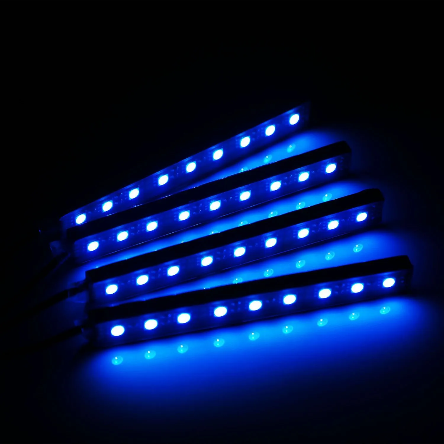4-Pieces: 36 LEDs 12V Car Atmosphere Light Strip