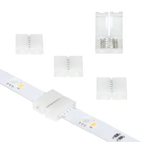 5 Pin RGB W LED Strip Light Tape to Tape Splice Connectors