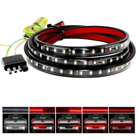 60 Inch 108Leds Red White LED Tailgate Light Strip