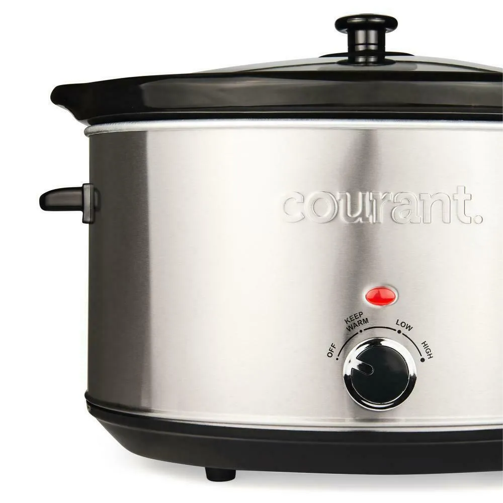 8.5 Qt. Stainless Steel Slow Cooker with Temperature Settings