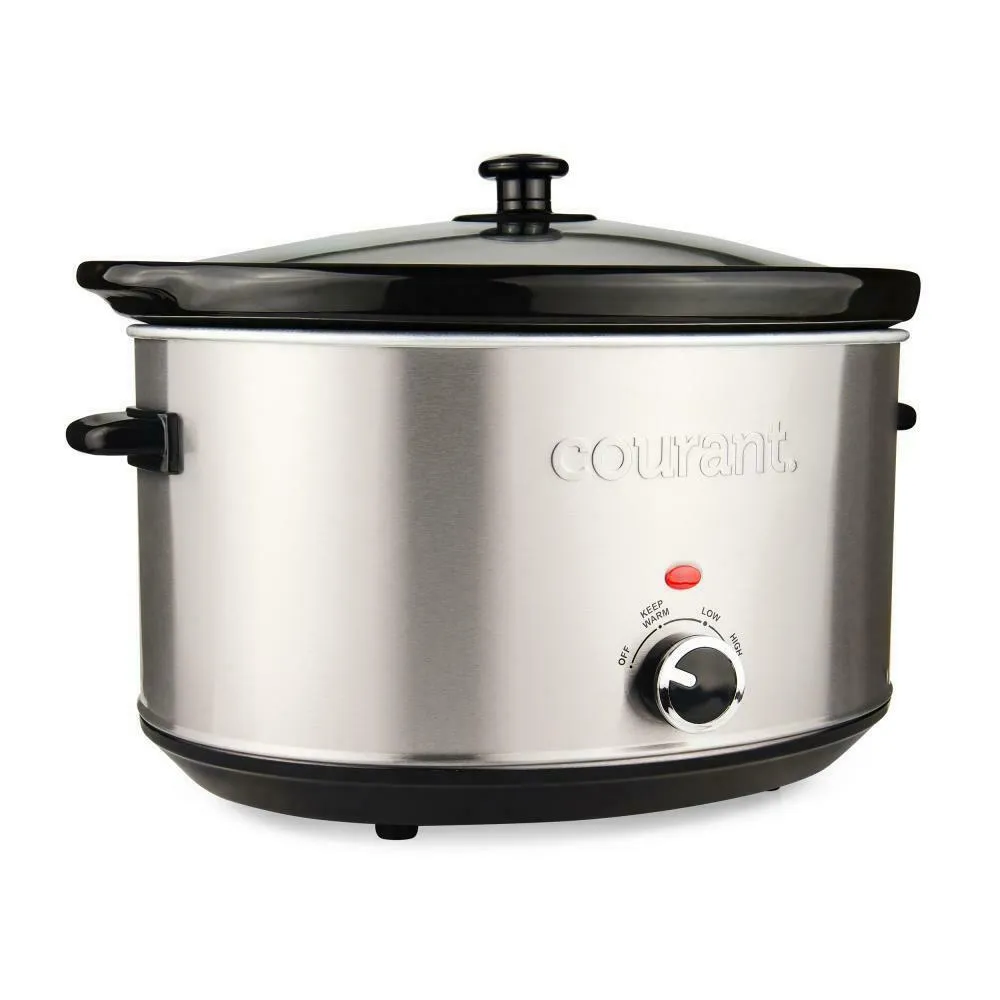 8.5 Qt. Stainless Steel Slow Cooker with Temperature Settings
