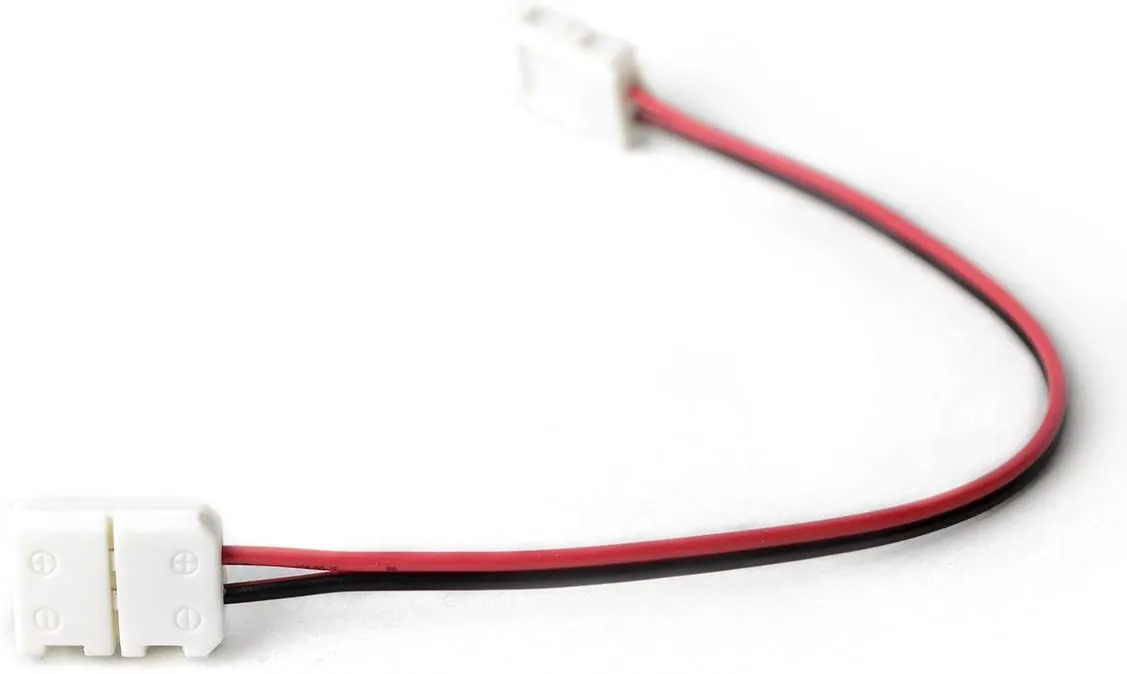 8mm Single Color 3528- 6 Inch Any Angle Strip to Strip (12 pack)
