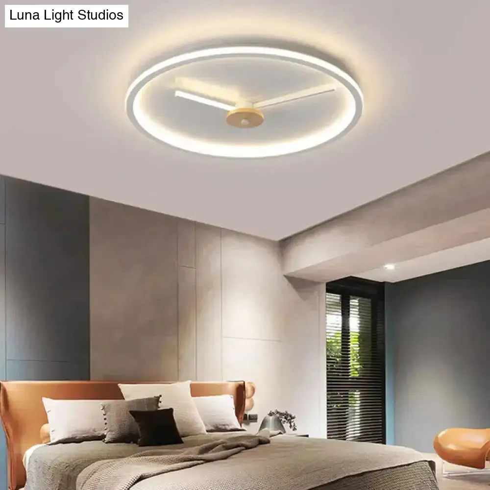 Acrylic LED Bedroom Flush Mount Lamp