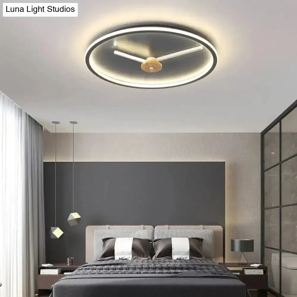 Acrylic LED Bedroom Flush Mount Lamp