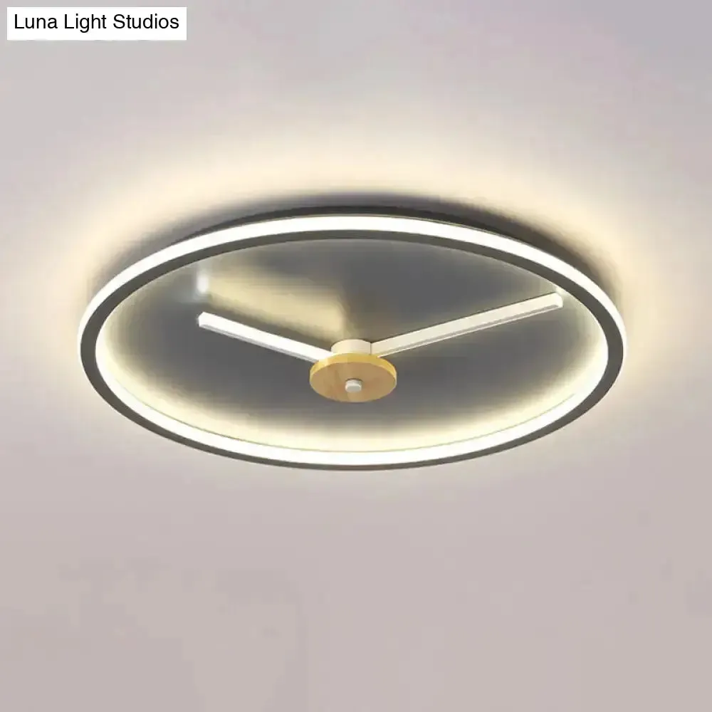 Acrylic LED Bedroom Flush Mount Lamp