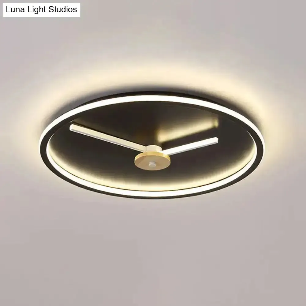 Acrylic LED Bedroom Flush Mount Lamp