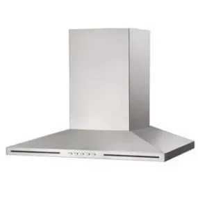 AEG - 35.3125 Inch 500 CFM Wall Mount and Chimney Range Vent in Stainless - PERFEKT PYRAMID-36