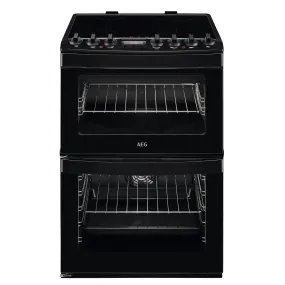 AEG CIB6742ACB Double Oven Cooker with Induction Hob - Black