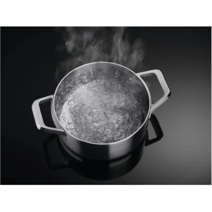 AEG CIB6742ACM Double Oven Cooker with Induction Hob - Stainless Steel