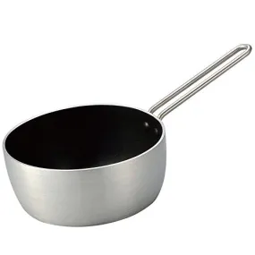 Alcube Snow Flat Pot Silver 16cm Demi Pro Family S-1047