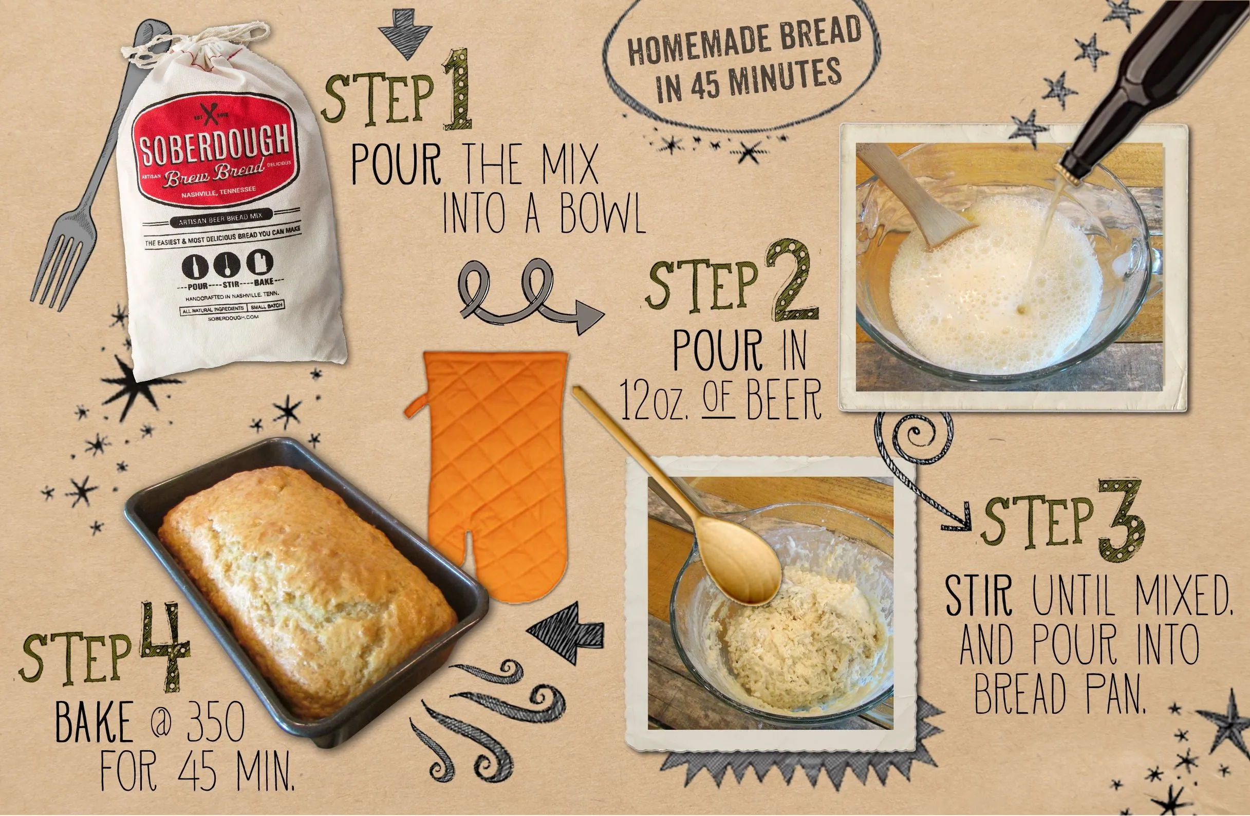 Apple Fritter Beer Bread Mix