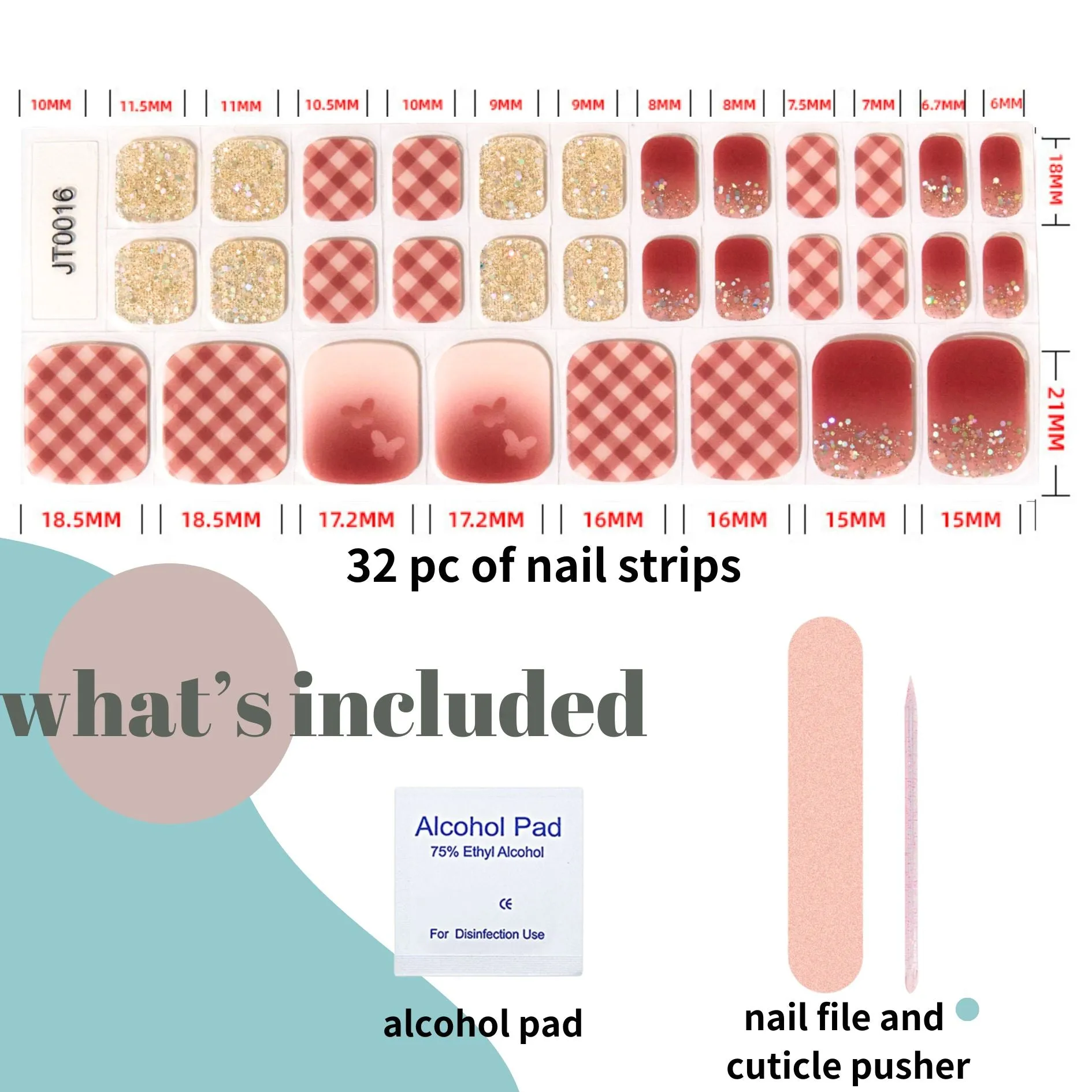 Autumn Picnic (pre-order discount) Toenail Wraps