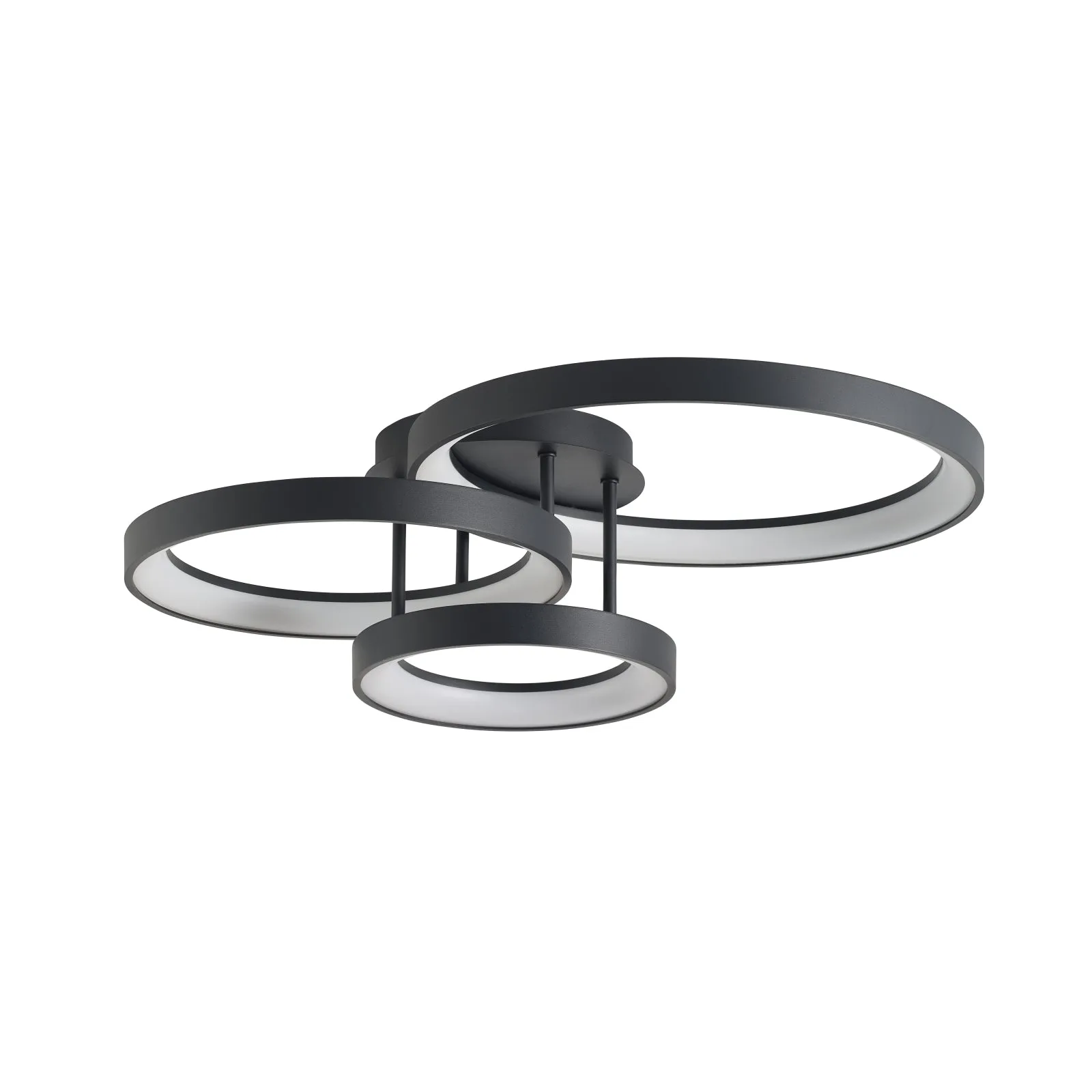 AVLON LED 3-RING Ceiling Type Light Fixture 88W 2CCT 5000lm Dimmable
