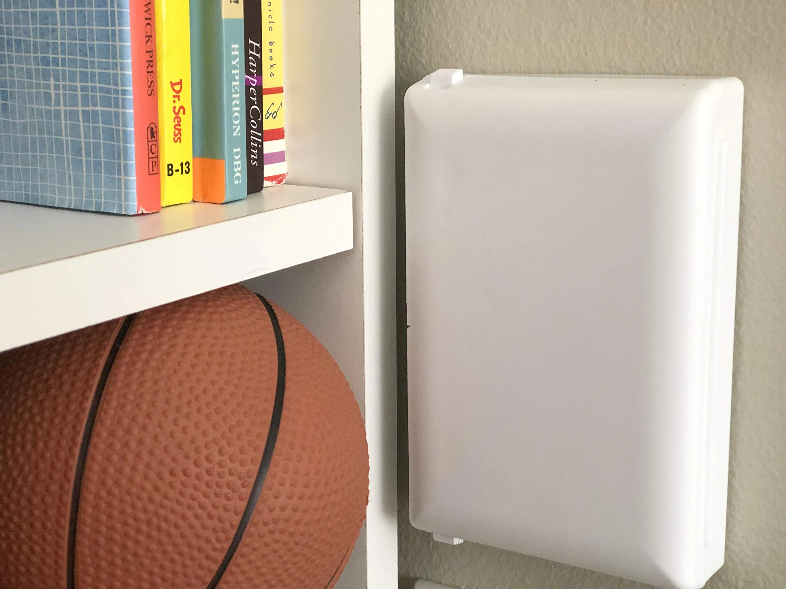 Baby Toddler Pet Resistant Electrical Safety Cover Guard for Home and Business, Made in USA, Traditional Standard Toggle Light Switch (White, Single Unit) 1 Count White