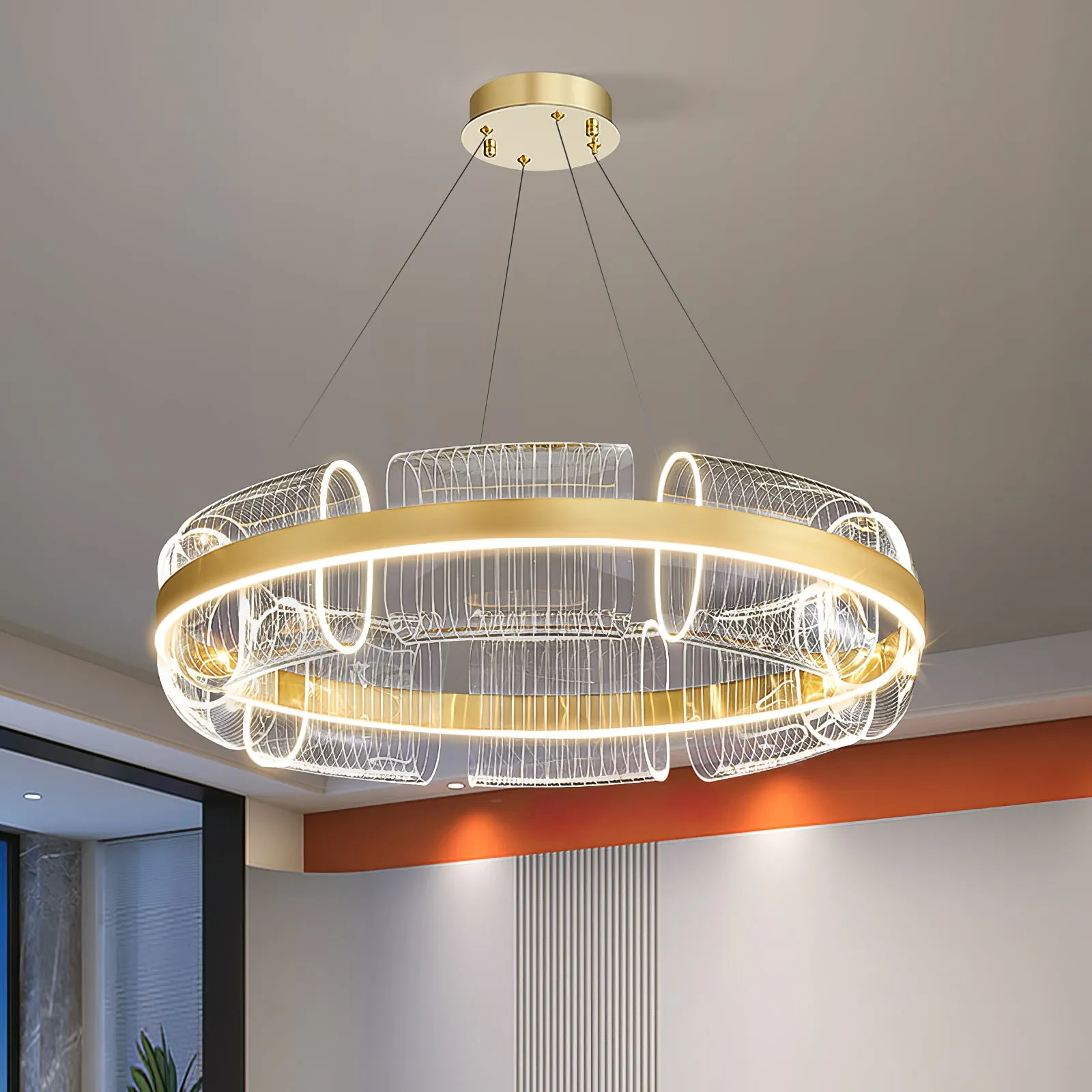 Bangle Rings Chandelier
