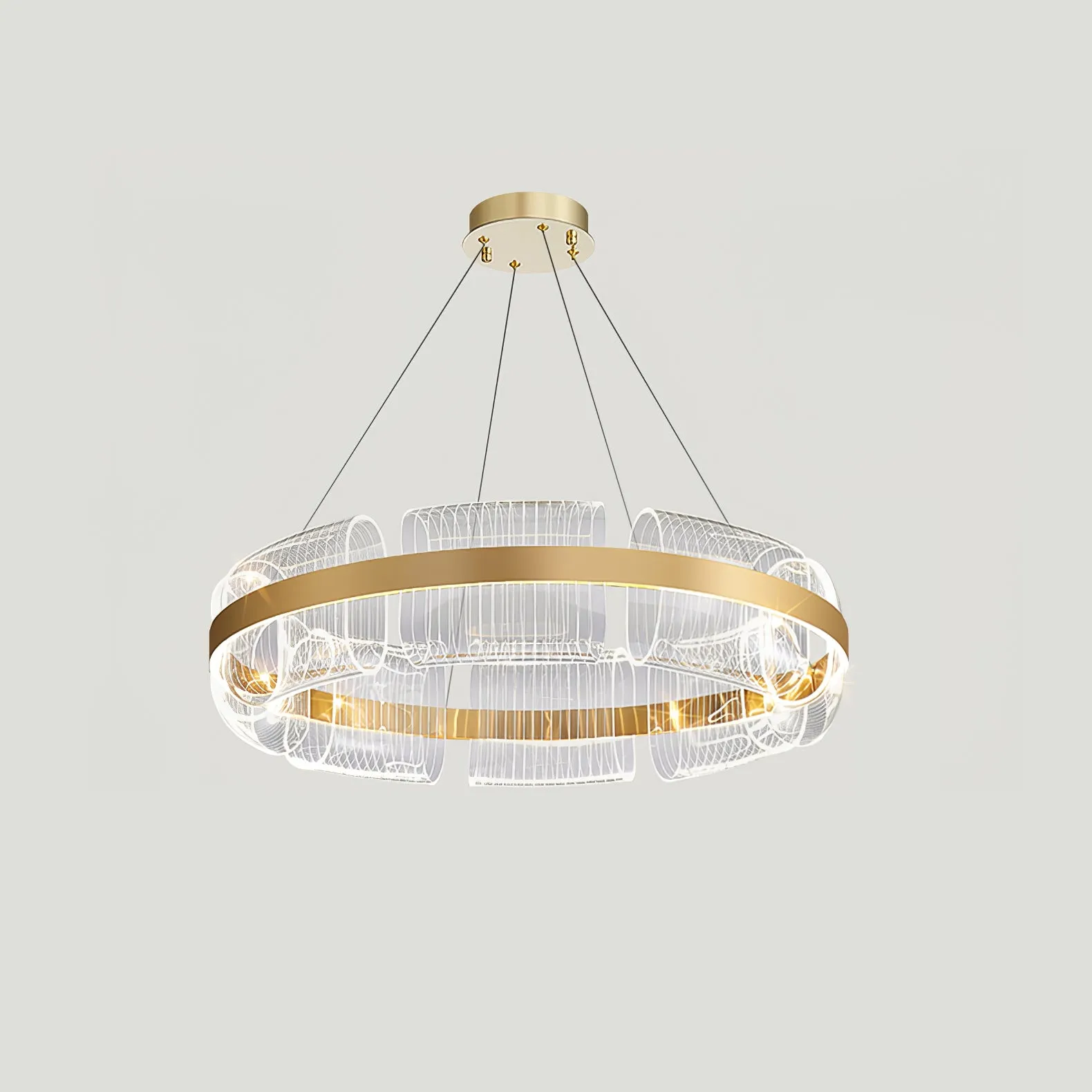 Bangle Rings Chandelier