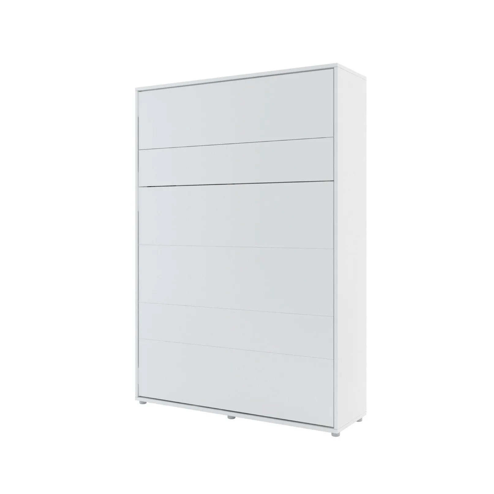 BC-01 Vertical Wall Bed Concept 140cm With Storage Cabinets and LED