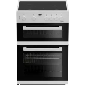 Beko ETC611W 60cm Oven Electric Cooker with Ceramic Hob White