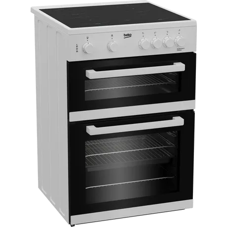 Beko ETC611W 60cm Oven Electric Cooker with Ceramic Hob White