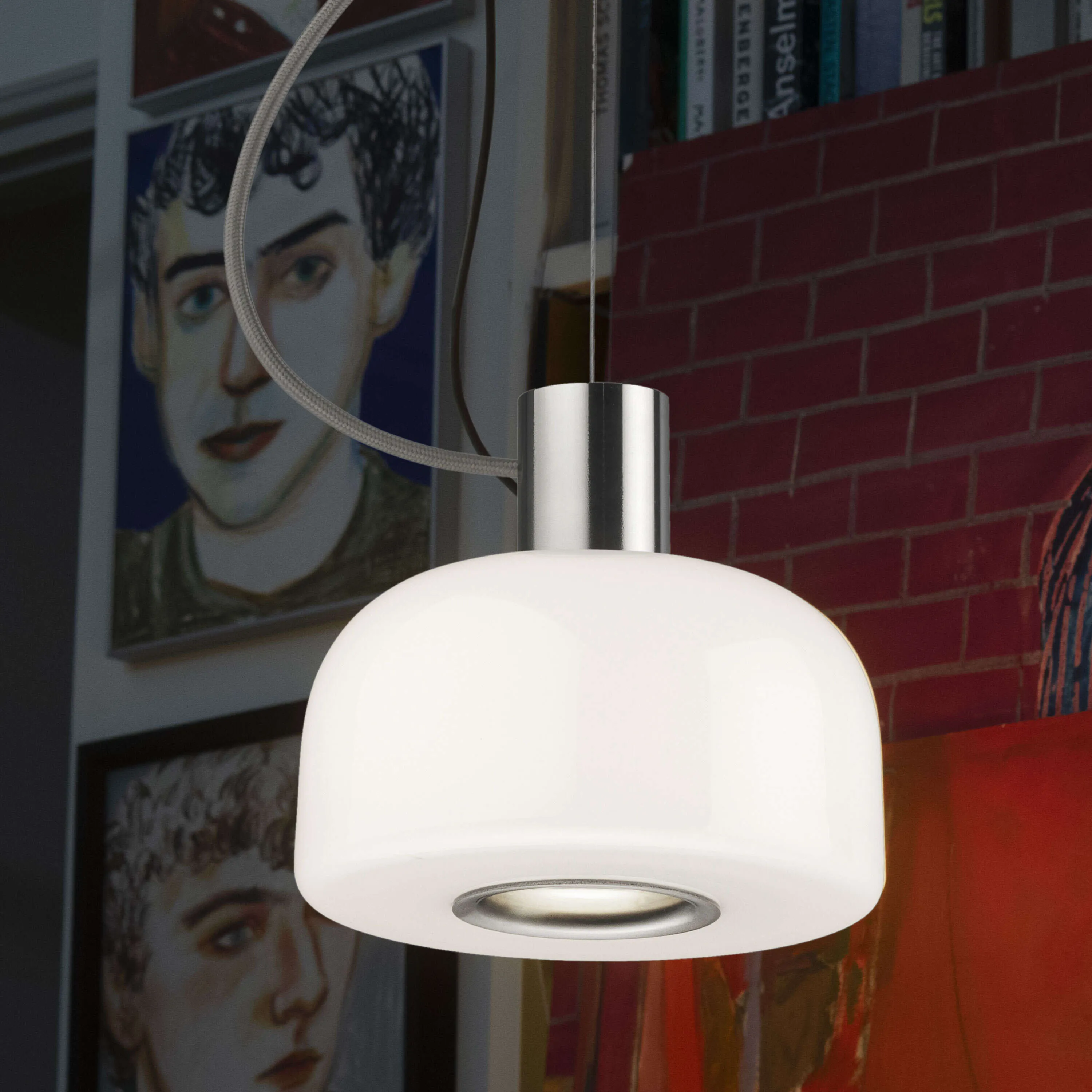 Bellhop Glass S2 Suspension Lamp