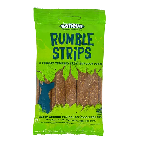 Benevo Rumble Strips Dog Snack Treats - 180g
