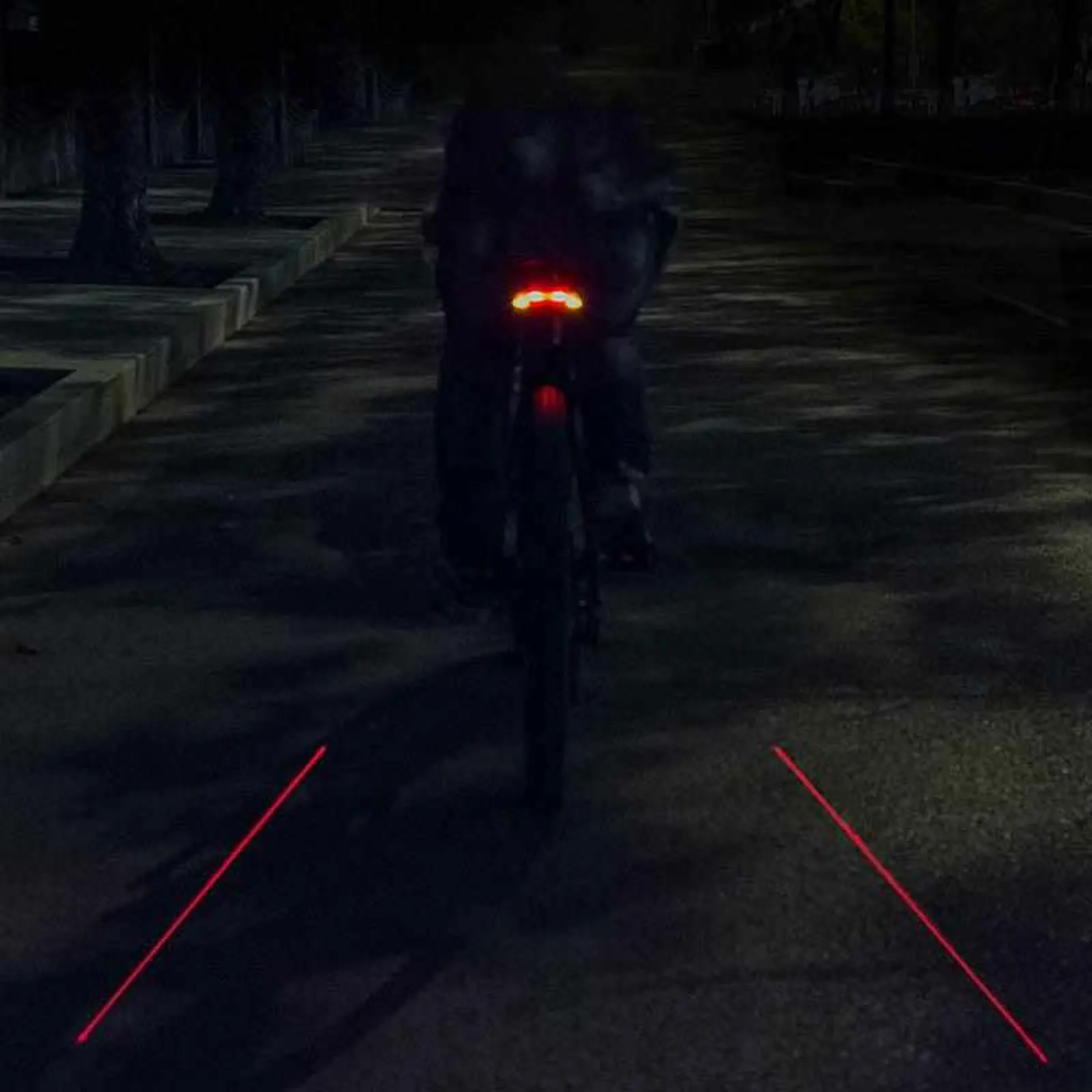Bicycle Remote Control Turned Laser Taillights - Wireless Remote Control Seatpost Tail Light - Waterproof Safe Warning Flashlight  For Bicycle