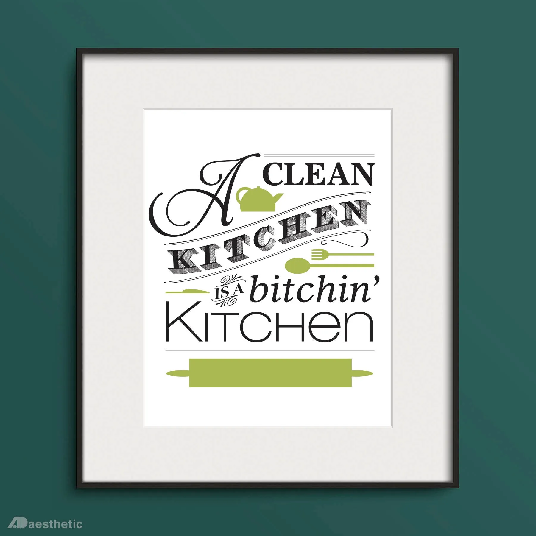 Bitchin' Kitchen Poster