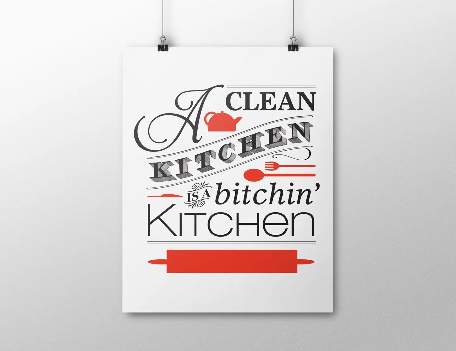 Bitchin' Kitchen Poster