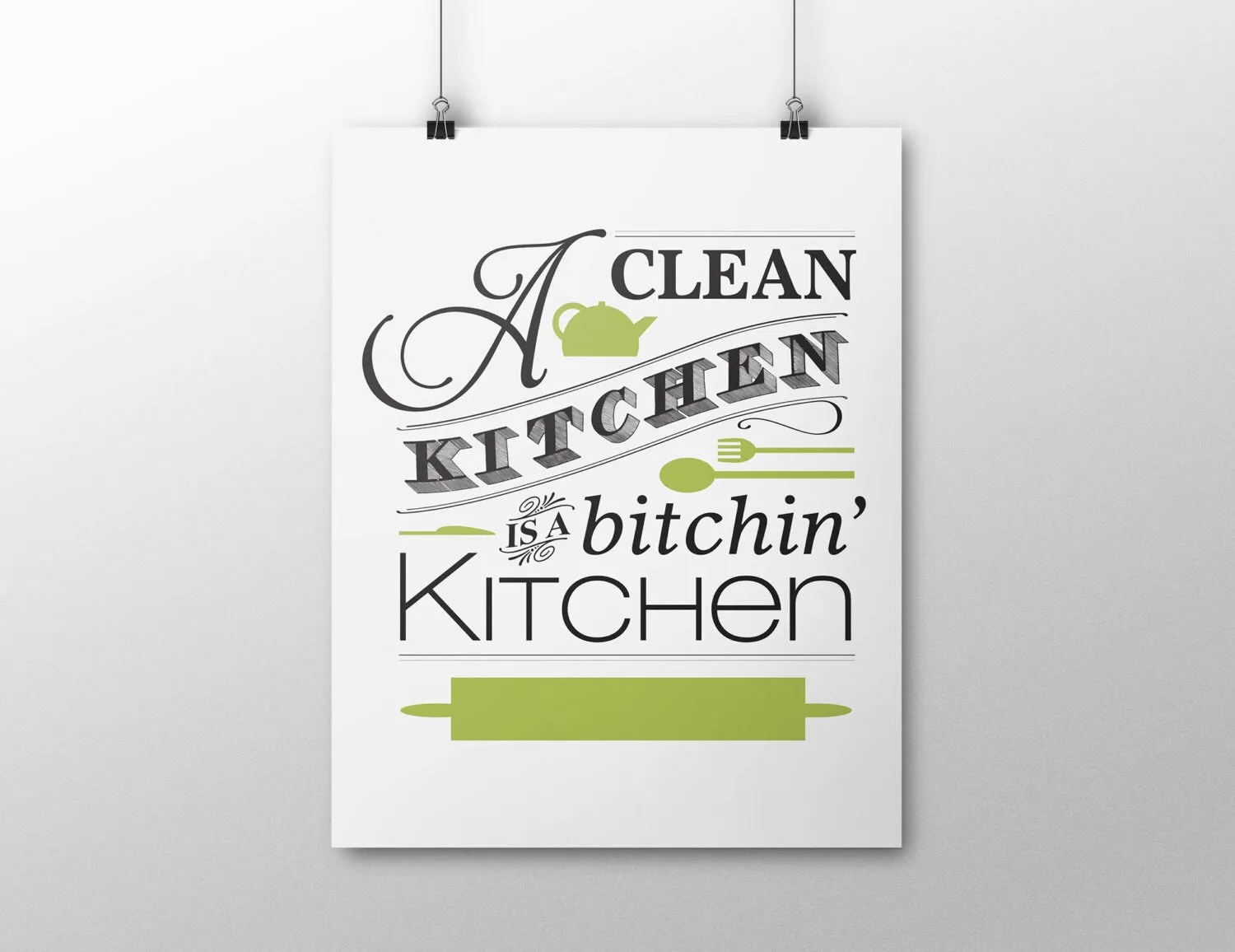 Bitchin' Kitchen Poster
