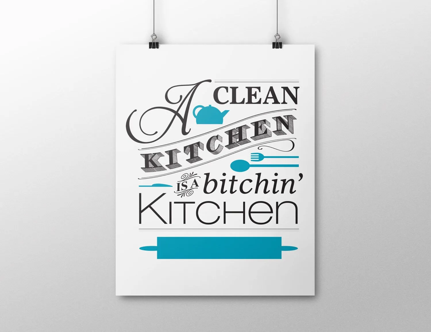 Bitchin' Kitchen Poster